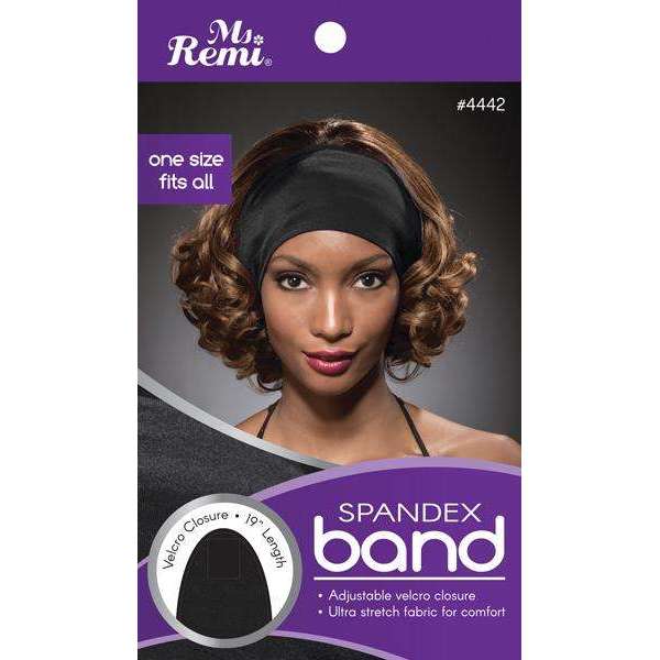 Ms. Remi Spandex Band Black Hair Care Wraps Ms. Remi   