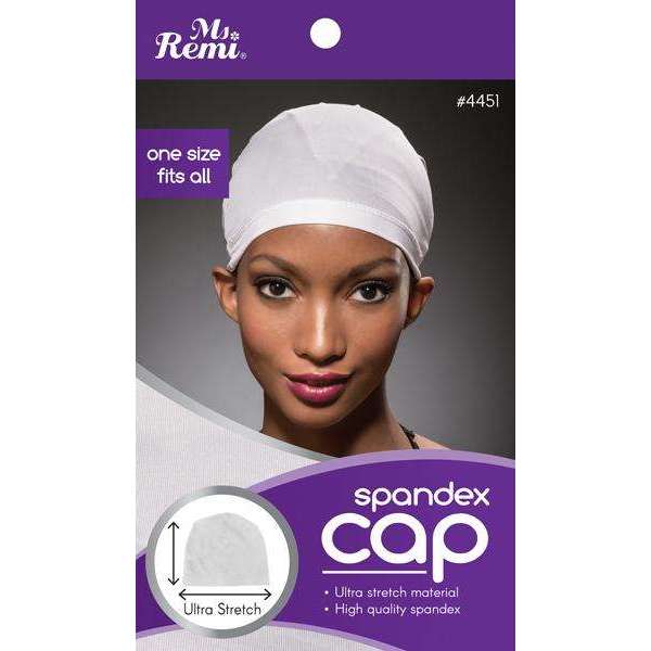 Ms. Remi Spandex Cap Asst Color Wig Caps Ms. Remi White  