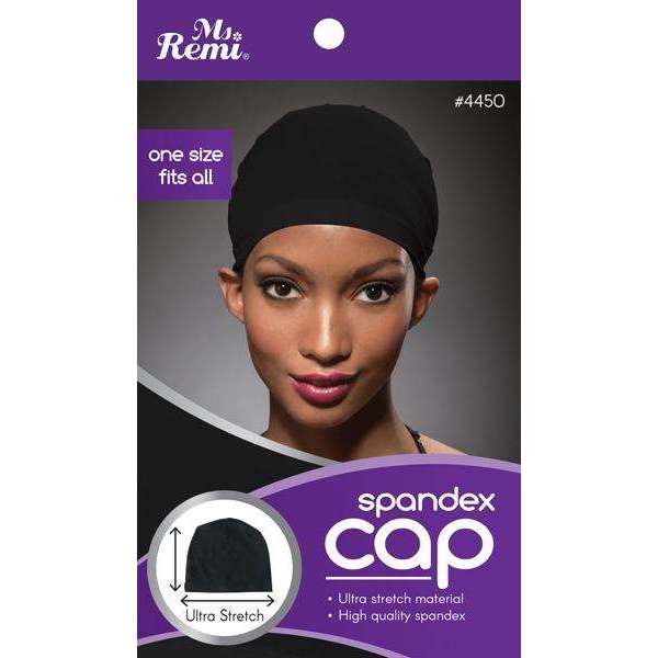 Ms. Remi Spandex Cap Black Wig Caps Ms. Remi   