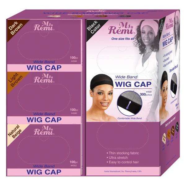 Ms. Remi Wig Caps Salon Display (600Pc) Asst Color