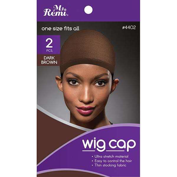 Ms. Remi Wig Cap 2Pc Dark Brown Wig Caps Ms. Remi   